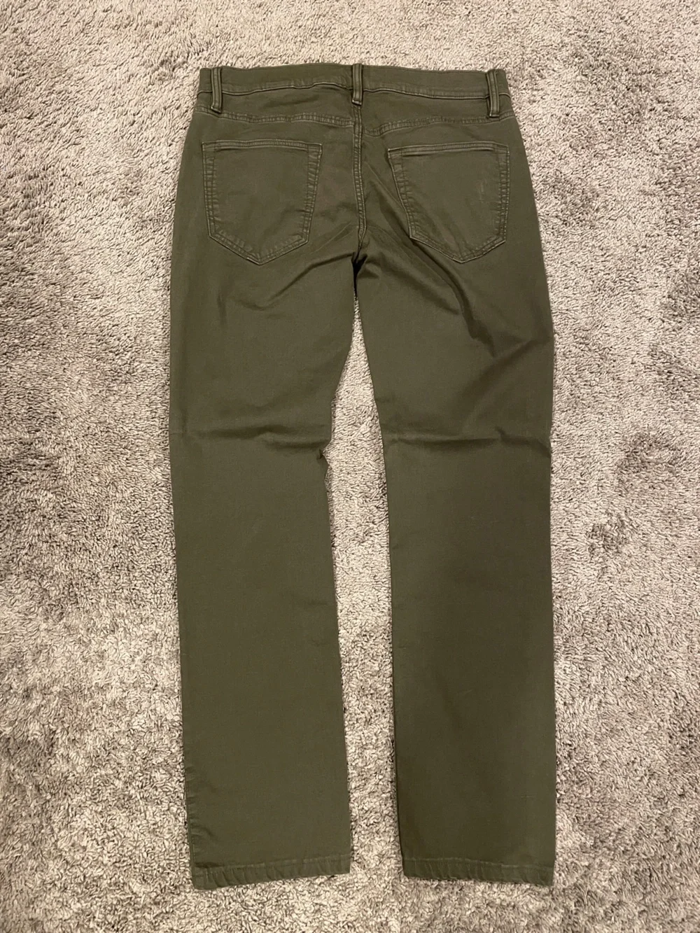 Banana Republic Slim Straight Jeans in Olive